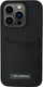 Këllëf telefoni Karl Lagerfeld KLHCP16SPGKHPRPK, për iPhone 16 6.1", me xhep kartash, i zi