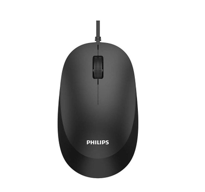 Mouse Philips SPK7207BL/00, optik, me kabllo, i zi