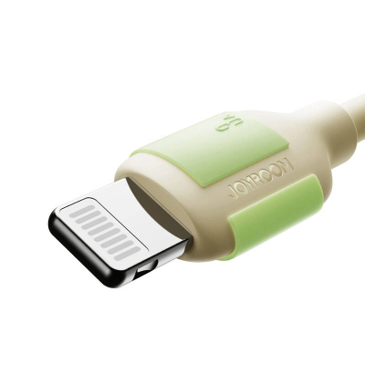Kabllo karikimi Joyroom USB A në Lightning, 30W 3A, 2m, bezhë