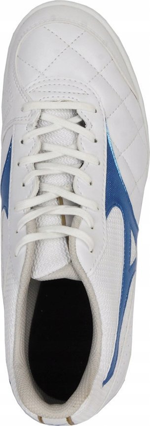 Këpucë futsalli Mizuno Mrl Sala Club Indoor, taban gome, për mrena, të bardha me blu