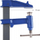 Kapëse shtrënguese Piher Piston R Bar Clamp, hapje 60 cm, thellësi 15 cm, blu