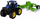 Lodër traktor me rimorkio Euro Trade, plastik, 28 cm, jeshil