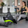 Makinë varkarie VirtuFit Ergometer Rowing Trainer Semi-Pro, me rezistencë që e rregullon vetë, me kompjuter trajnimi, e zezë