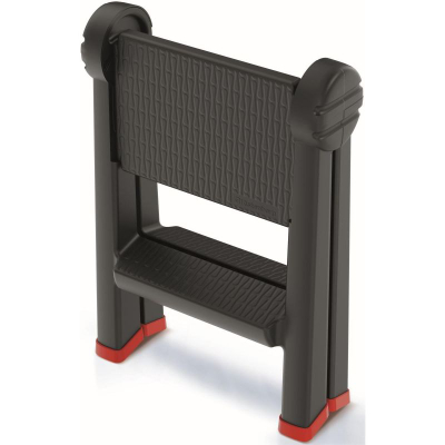 Shkallë palos Kistenberg Titan KLD4565, plastike, 2 shkallë, e zezë