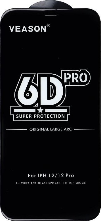 Заштитно стакло Veason 6D Pro, за iPhone 15 Pro, проѕирно