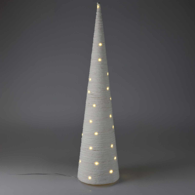 Pemë dekorative konike me LED, 80 cm, dritë e bardhë e ngrohtë