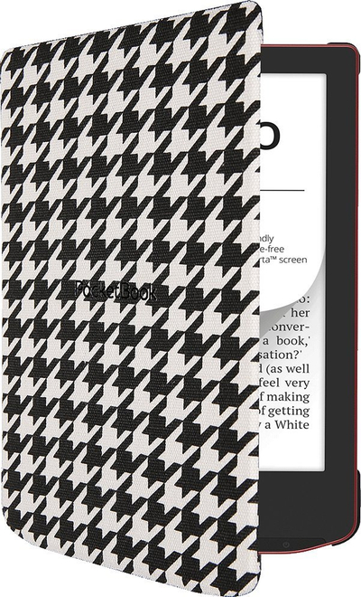 Mbulesë PocketBook Shell Cover Rhombus 6", për Verse dhe Verse Pro, bardh e zi