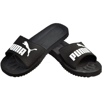 Shapka burra Puma Purecat 360262 01, material sintetik, antirrëshqitje, të zeza