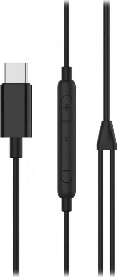 Kufje in ear eSTUFF ES652201, me kabllo, USB Type C, të zeza