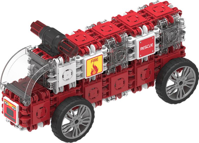Конструкторска играчка CLICFORMERS Creative Set Rescuers, 70 делови, возила за спасување, шарени