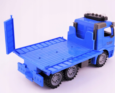 Kamion lodër Gazelo Toy Set Truck Car, shkallë 1:14, me drita edhe zë, blu