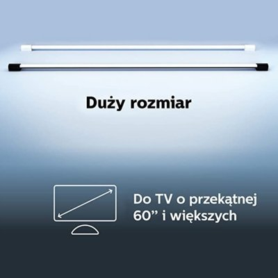 Lampë studio Philips Hue Play Gradient Light Tube, 125cm, LED, e bardhë
