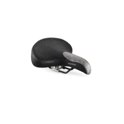 Selino biçiklete HORSE Saddle, me susta çeliku, ergonomik, e zezë
