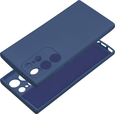 Mbrojtëse telefoni OEM Silicone Cover për Samsung Galaxy S23 Ultra, silikon, e hollë, blu