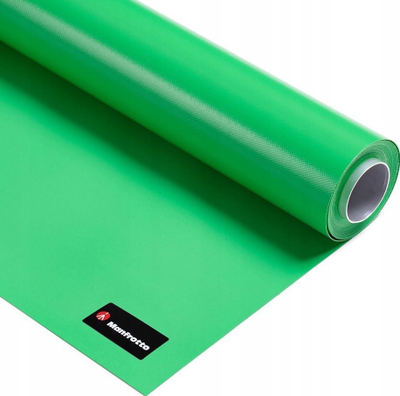 Sfond vinili Manfrotto Chroma Key, 2.75 x 6 m, jeshile