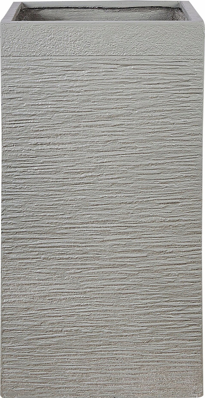 Vazo lulesh Beliani Dion, 40 cm, katrore, gri e çelët