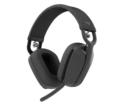 Безжични слушалки Logitech Zone Vibe 100, блутут, со микрофон, сиви