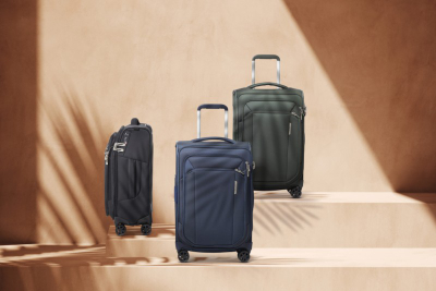 Valixhe Soft Me 4 Rrota Samsonite Respark 55/20 Gjatësi 35Cm Ngjyrë Netë Blu