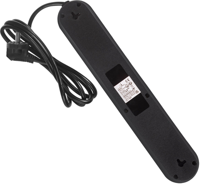 Prizë zgjatese Maclean MCE395 B, 5 dalje, 3xUSB, 2500W, e zezë
