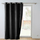 Perde blackout Douceur d'intérieur, velur me reliev, 140 x 260 cm, e zezë