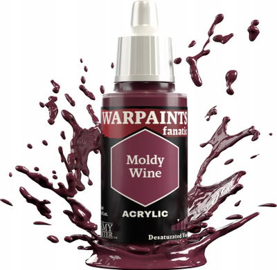 Ngjyrë akrilike The Army Painter Warpaints Fanatic Moldy Wine, 18 ml, e kuqe e errët