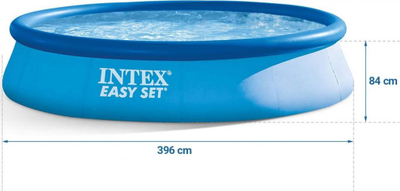 Pishinë fryrëse Intex Easy Set 28143, 396 cm, lartësi 84 cm, blu