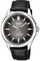 Рачен часовник Casio Standard MTS-RS100L-1AV, соларен, кожен ремен, црн бројчаник