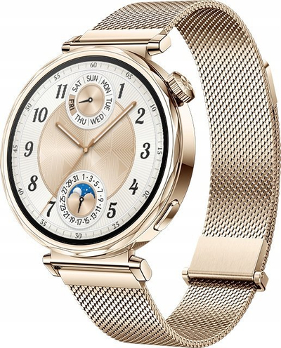 Smartwatch Huawei Watch GT 5, 41mm, byzylyk Milanese, ngjyrë ar