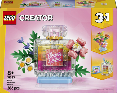 Lego Creator Flakoni i parfumit me zbukurim lulesh 3 në 1, 286 pjesë, 31383
