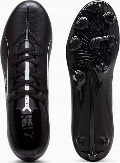 Këpucë futbolli Puma Ultra 5 Play FG AG, terren i përzier, të zeza