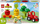 Lodër ndërtimi LEGO Duplo 10982 Tractor with Fruits and Vegetables, për fëmijë 1.5+ vjeç, me traktor të kuq