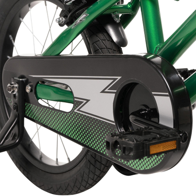 Biçikletë për kalama Huffy PRO Thunder 16", çelik alumini, jeshile