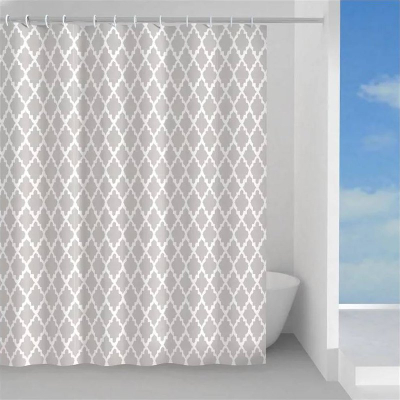 Perde dushi GCS ARALDICA, poliester, 240x200 cm, gri