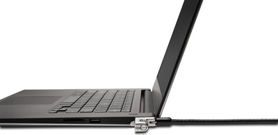 Bravë sigurie Kensington Slim Combination Lock, për slot standard, për laptopë ultra të hollë, e zezë