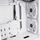 Kutia PC Lian Li Lancool 205 Mesh C, Mid Tower, ARGB, e bardhë