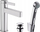 Rubinet lavamani Hansgrohe Finoris S, me dush bideje, krom