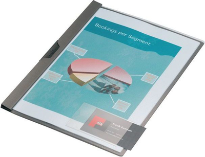 Xhep ngjitës Durable Pocketfix, 57 x 90 mm, vetëngjitës, paketim 10 copë, transparent