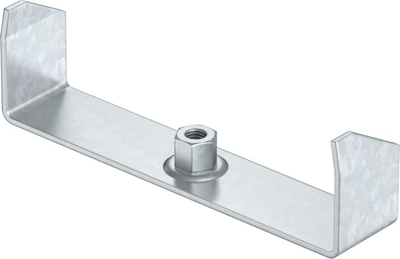 Varëse qendrore për tabaka kabllosh OBO Bettermann MAH 60, B 100mm, metal i galvanizuar, gri