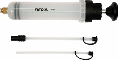 Thithëse manuale lëngjesh Yato, 200 ml, plastike, e bardhë
