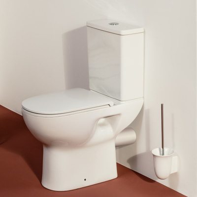 WC për në dysheme Laufen Lua, pa buzë, dalje horizontale, e bardhë