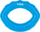 Gripper dore Rebel Active, silikon, 0–14 kg, blu