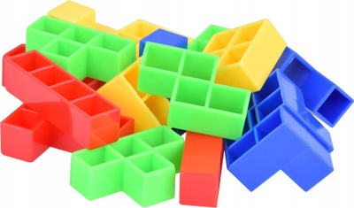 Lojë balancuese me blloqe, Tetris 3D, për kalamaj 3+, me ngjyra nga të gjitha