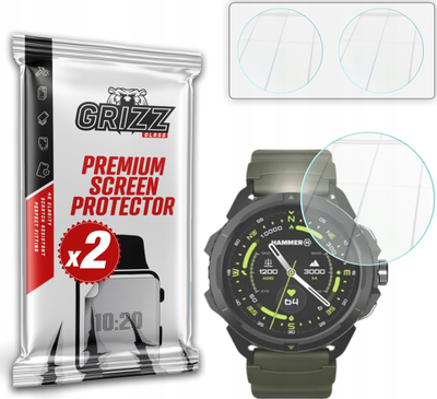Xham mbrojtës hibrid për orë Hammer Watch 2 Military Edition, 9H, set 2 copë, transparent