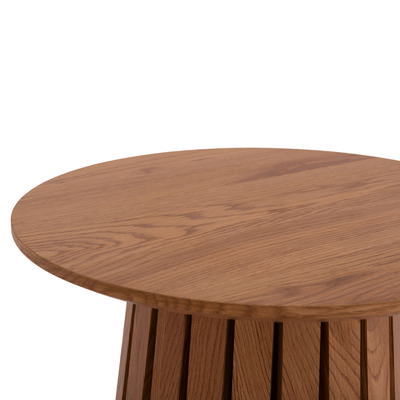Tavolinë anësore Talbert HM18025, rrethore Φ45 cm, MDF, ngjyrë dru natyral