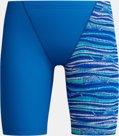 Rroba banje për djem Speedo Boys Allover Jammer, gjata, blu