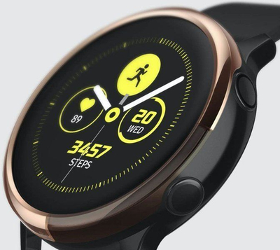 Unazë bezeli Ringke Bezel Styling Cover për Galaxy Watch Active 2 40mm, çelik inox, argjend