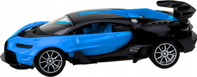 Makina lodër me telekomandë LeanToys Sports Car RC 1:16, model sportiv, blu