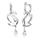 Vathë për femra Swarovski Iconic Swan 5660593, të argjendtë/të kaltër