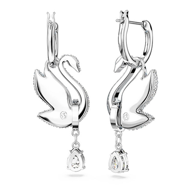 Vathë për femra Swarovski Iconic Swan 5660593, të argjendtë/të kaltër