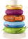 Lodër grumbulluese Fisher-Price Rock-a-Stack Roly-Poly, shqisore, shumëngjyrëshe